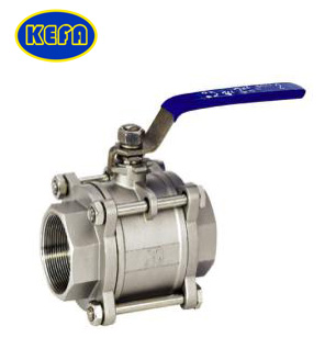 Three-piece type ball valve KF-6900